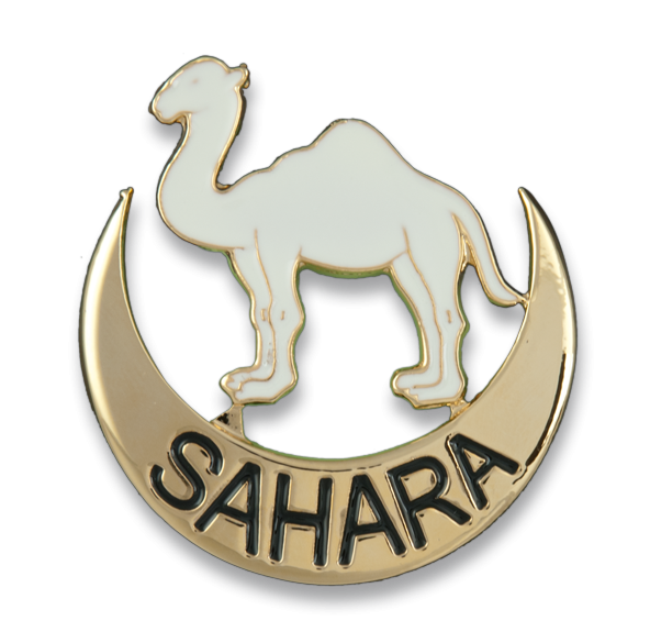 Distintivo metálico SAHARA boina